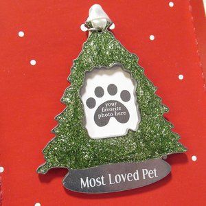 Green Glitter Pet Ornament